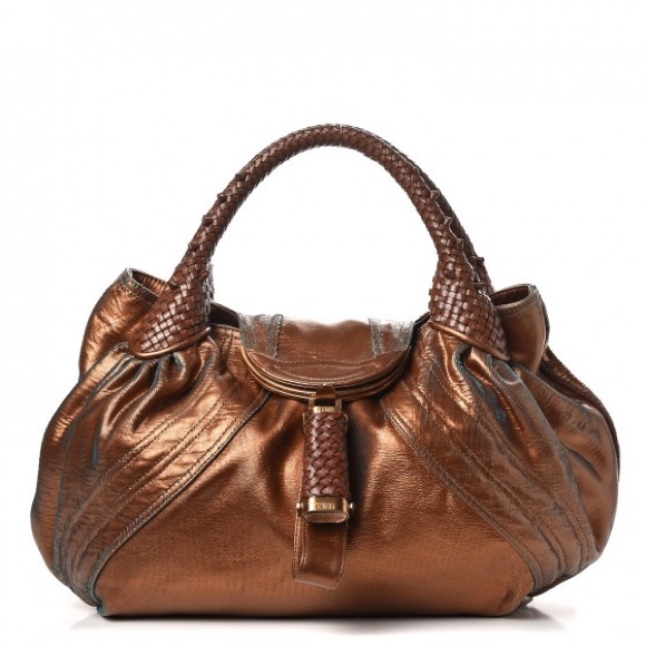 RARE Fendi spy bag in bronze hologram - Picture 2 of 9